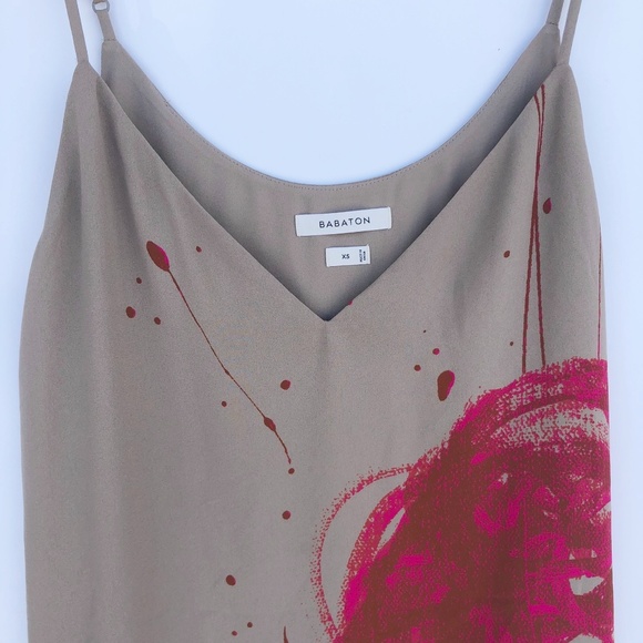 Babaton Brushstroke Tank | XS | Taupe - Picture 2 of 8